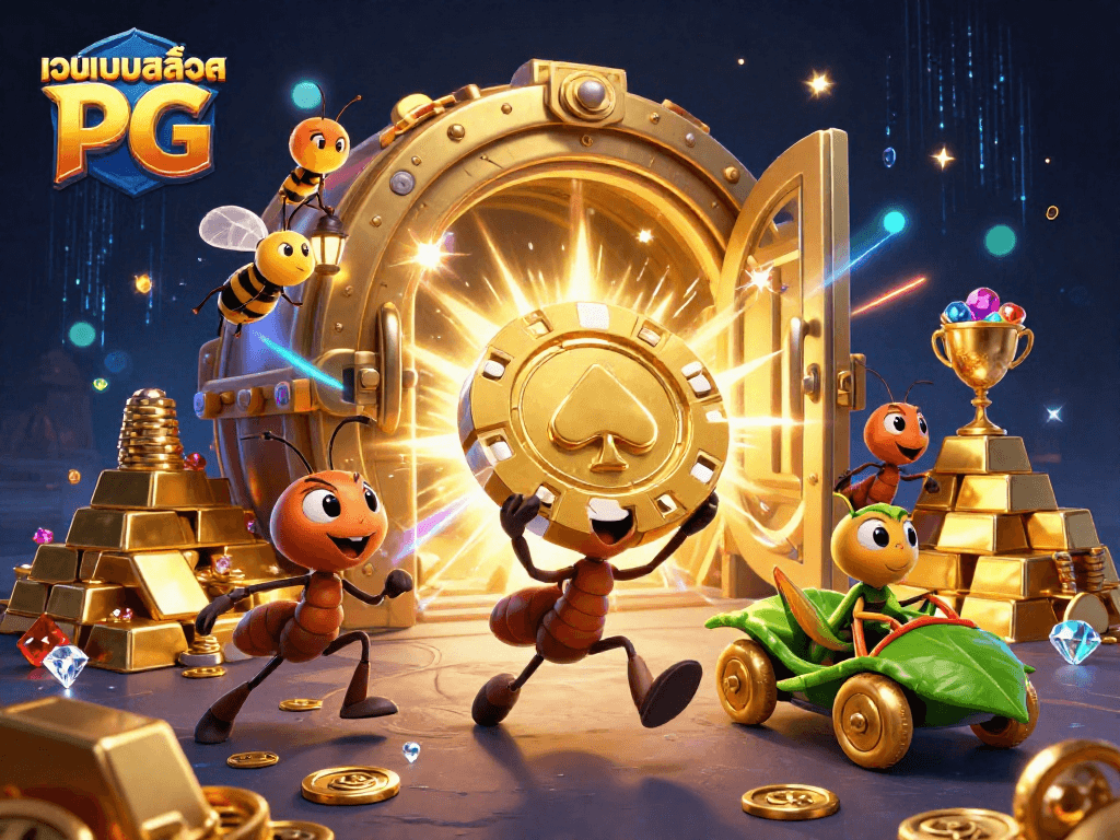 เว็บเกมสล็อต PG สร้างความตื่นเต้นไปกับการตีโจทย์ทองคำในเกมสล็อตออนไลน์
