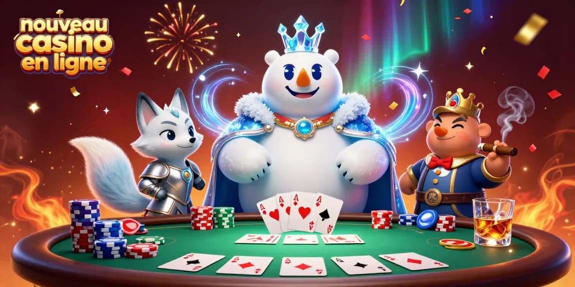 Jouez avec des croupiers dans un nouveau casino en ligne aux graphismes captivants et animations dynamiques.