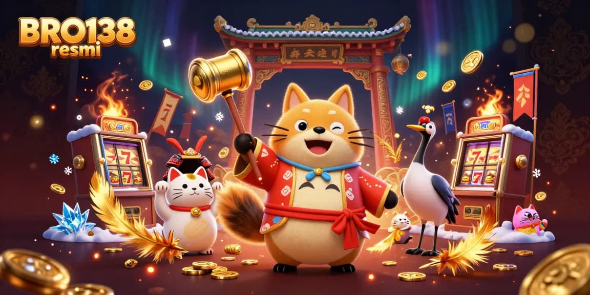 Spin the reels at BRO138 resmi with vibrant slots and cheerful characters in a festive atmosphere.