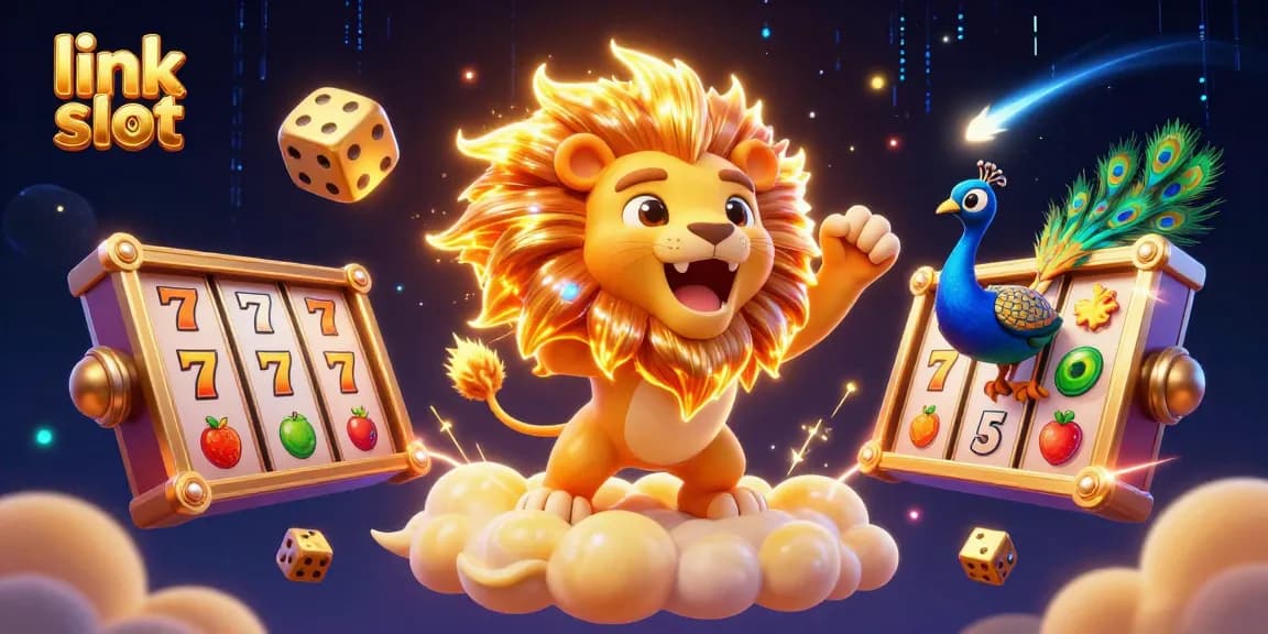 Spin the reels and win big with link slot at the ultimate casino experience featuring vibrant characters and dynamic elements.