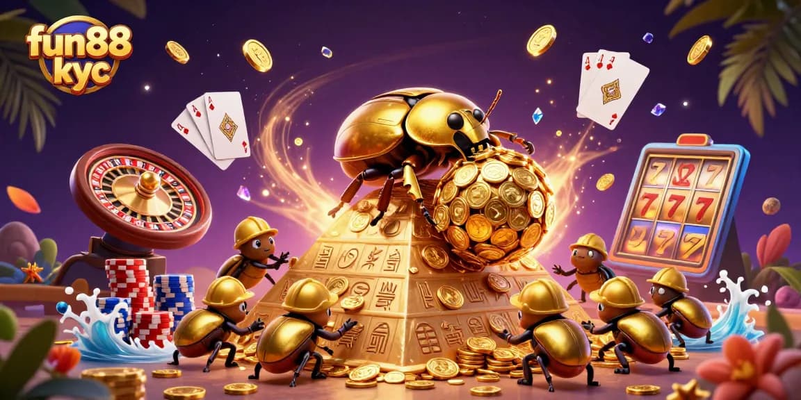 Trải nghiệm cá cược với fun88 kyc qua hình ảnh 3D mô tả sự hấp dẫn của casino