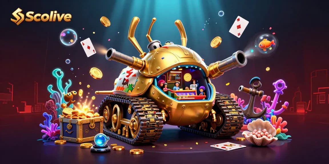 Socolive enhances online betting with a vibrant 3D casino scene showcasing action and excitement.