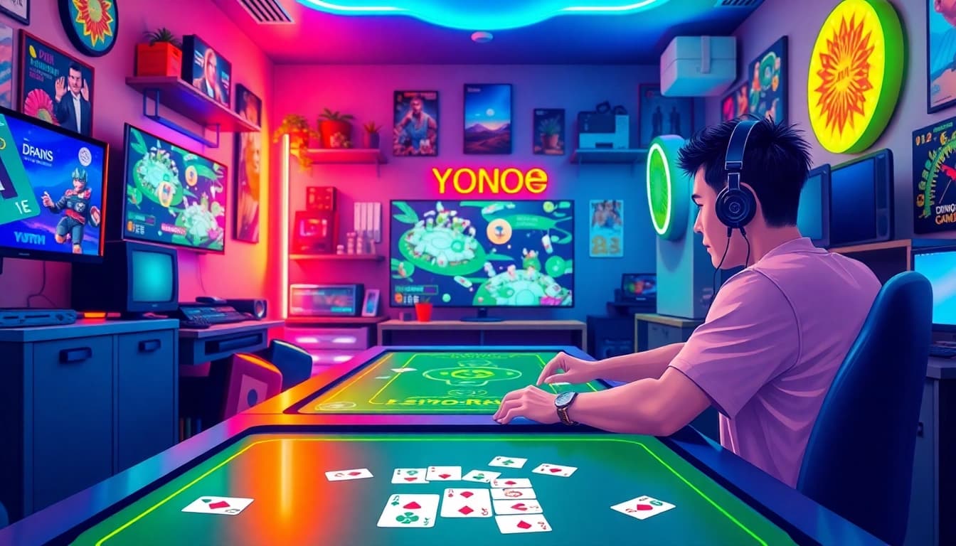 Engaging scene of Yono Rummy gameplay showcasing a player immersed in the action.