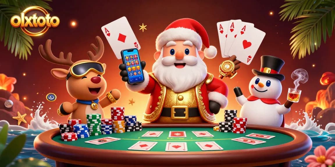 Memenangkan jackpot dengan olxtoto dalam suasana kasino yang meriah dan penuh warna.