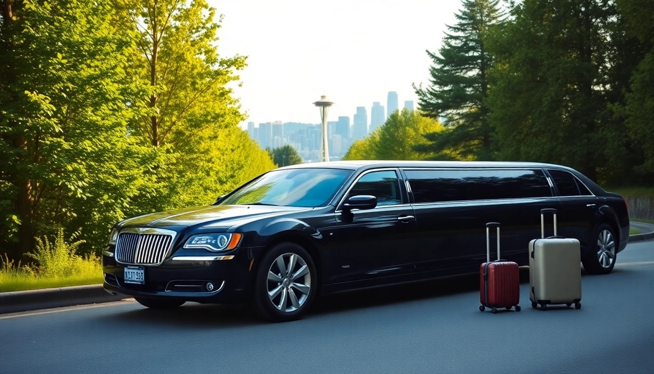Experience a luxurious ride with our vancouver to seattle limo service amidst scenic landscapes.