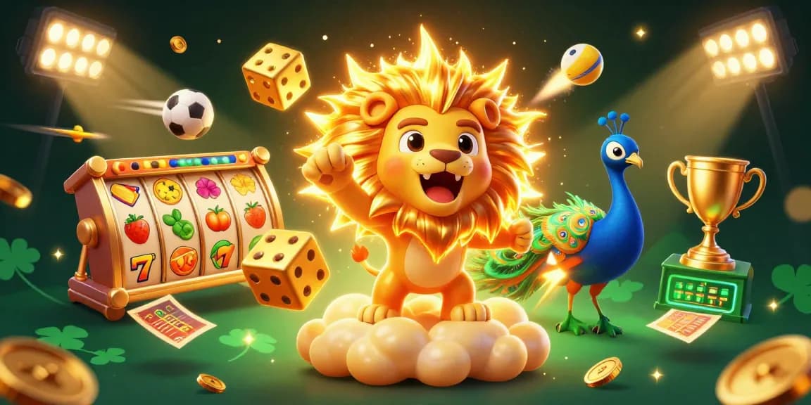 Spin the slot reels to win big in this vibrant casino scene with dynamic gaming elements