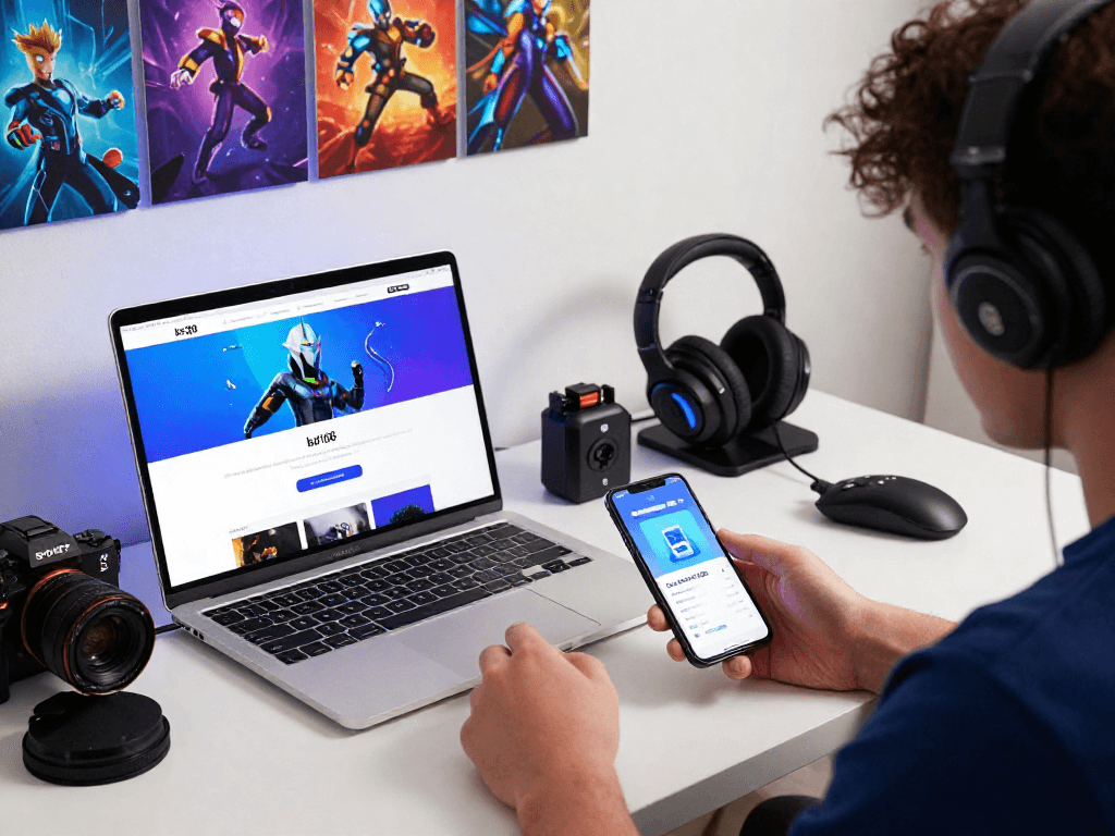 Pag-download ng mga laro sa bd188 gamit ang smartphone at tablet sa makulay na workspace.