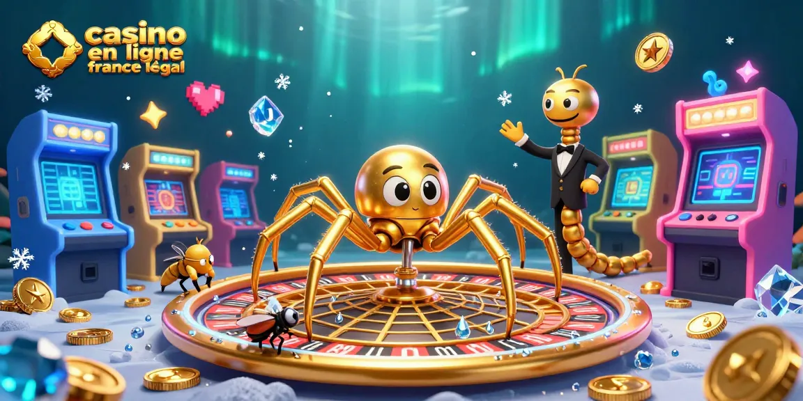 Action de parier sur un casino en ligne légal en France dans une atmosphère dynamique et colorée.