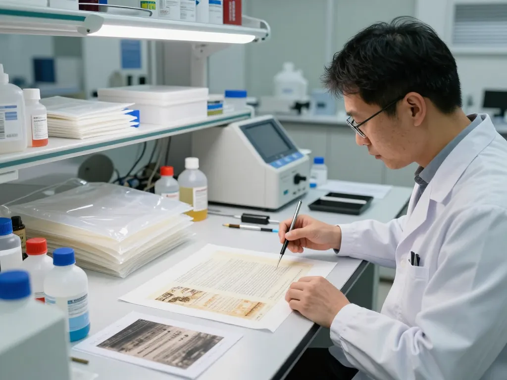 Learn cách gỡ lớp ép plastic safely with professional techniques in document restoration.