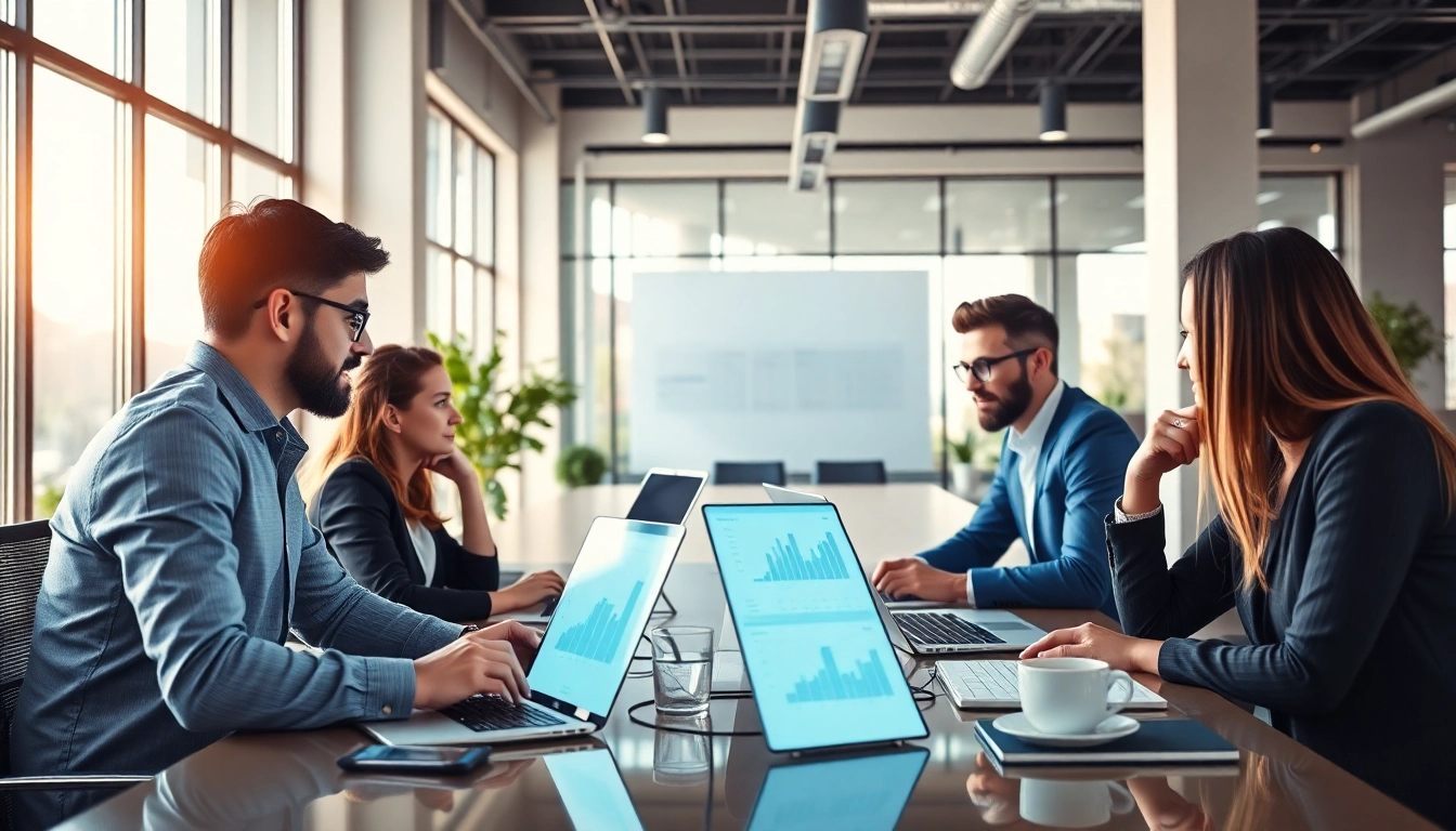 Visibilität und Engagement mit https://alvionz.de/ in einem modernen Büro verbessern.