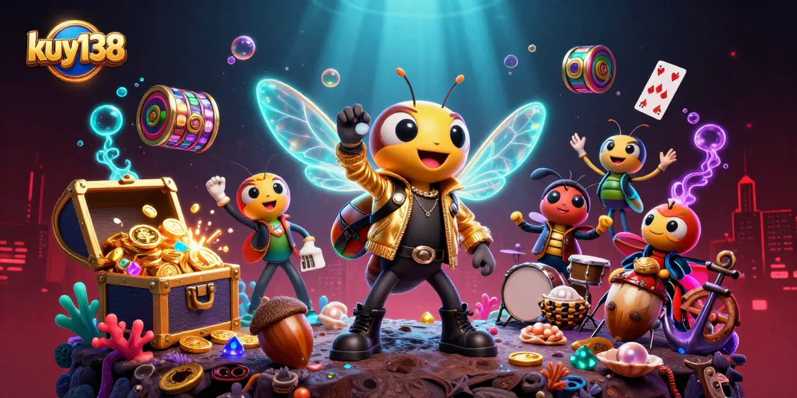 Gairahkan permainan kuy138 dengan cicada rock star dan harta karun yang meledak!