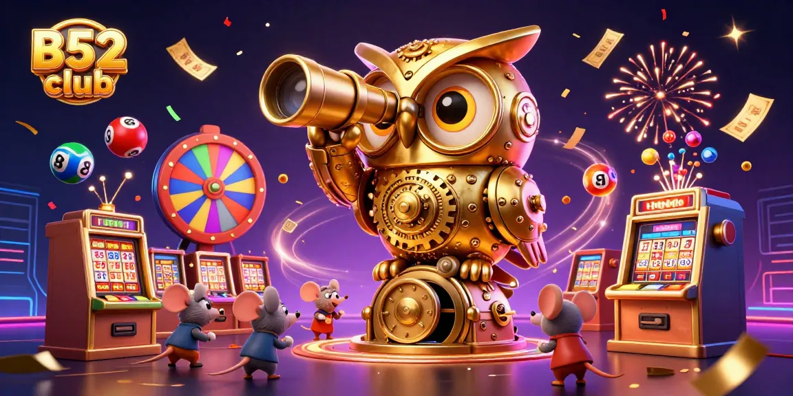 Experience the thrill at B52 club with vibrant casino games and lively characters!