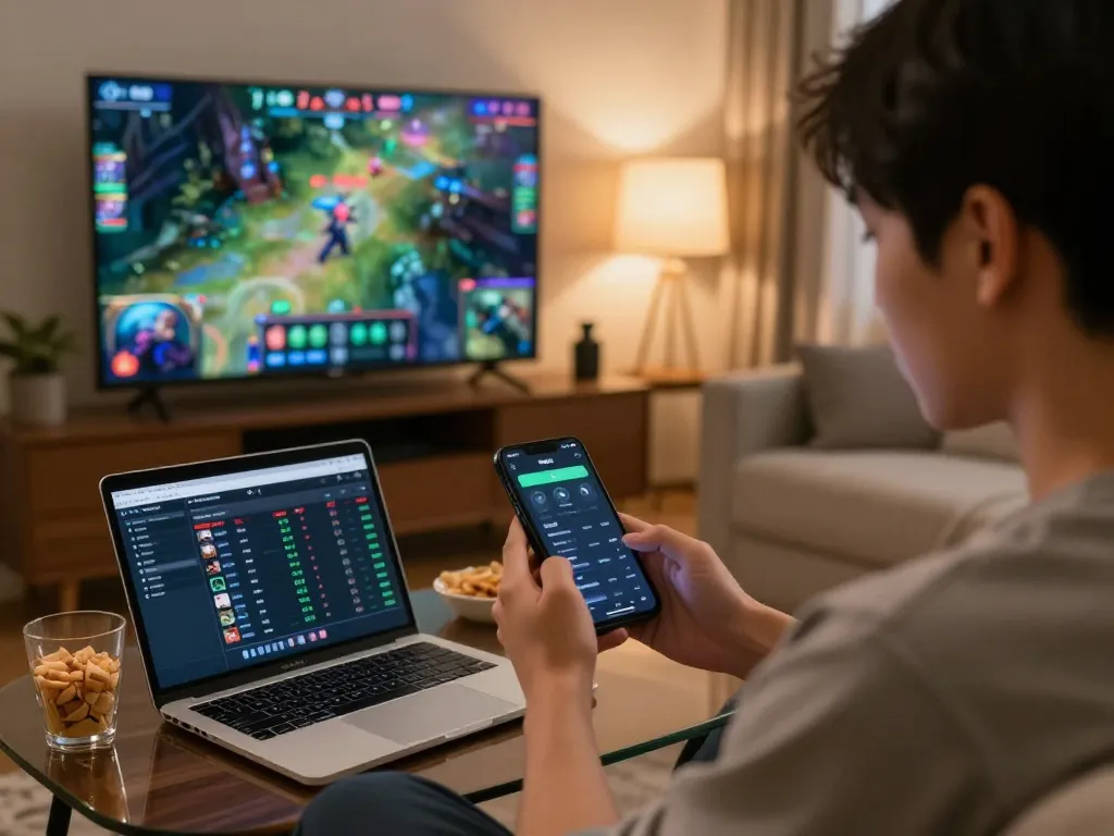 Engaging in esports betting singapore with a mobile app during a live Dota 2 match for better odds