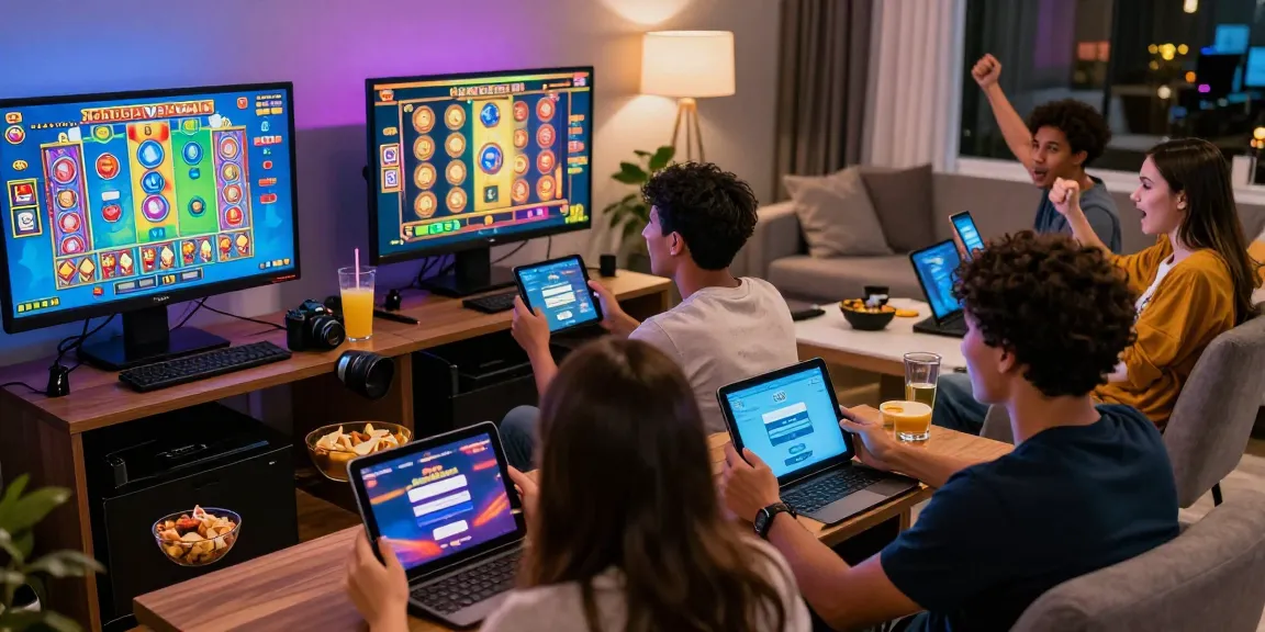 Pengguna AYAMTOTO login dalam sesi permainan slot online yang penuh semangat di ruang tamu modern.