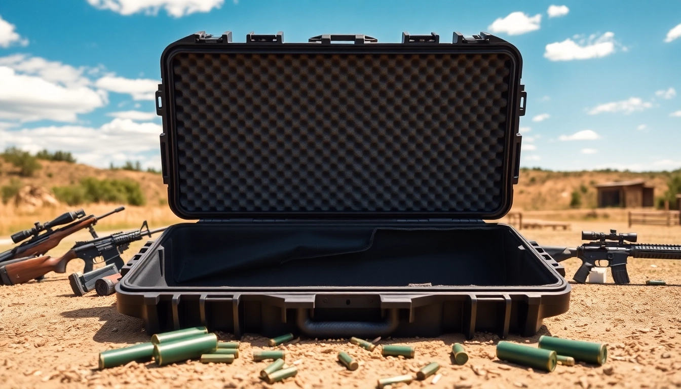 Shop for the durable pelican gun case for sale, showcasing secure storage for rifles and gear.