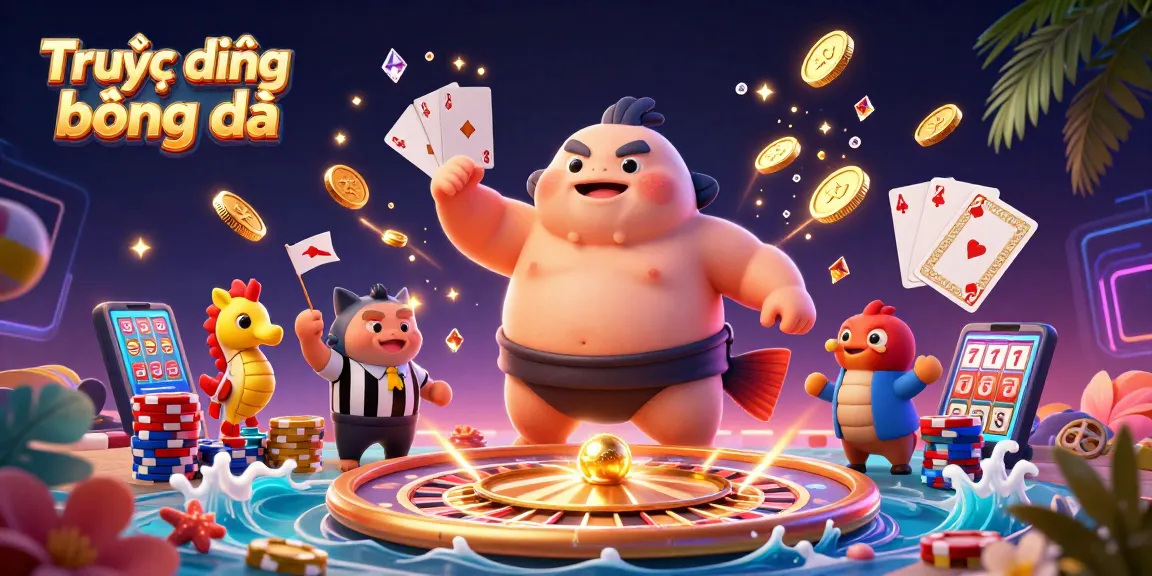 Engage in Trực tiếp bóng đá with immersive scenes of thrilling matches and dynamic gambling elements.
