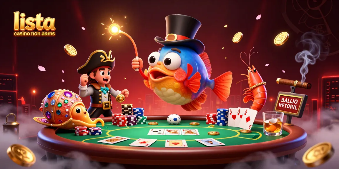 Interagisci con lista casino non aams attraverso un'emozionante scena di casinò subacqueo 3D piena di personaggi vivaci ed elementi di gioco ricchi.