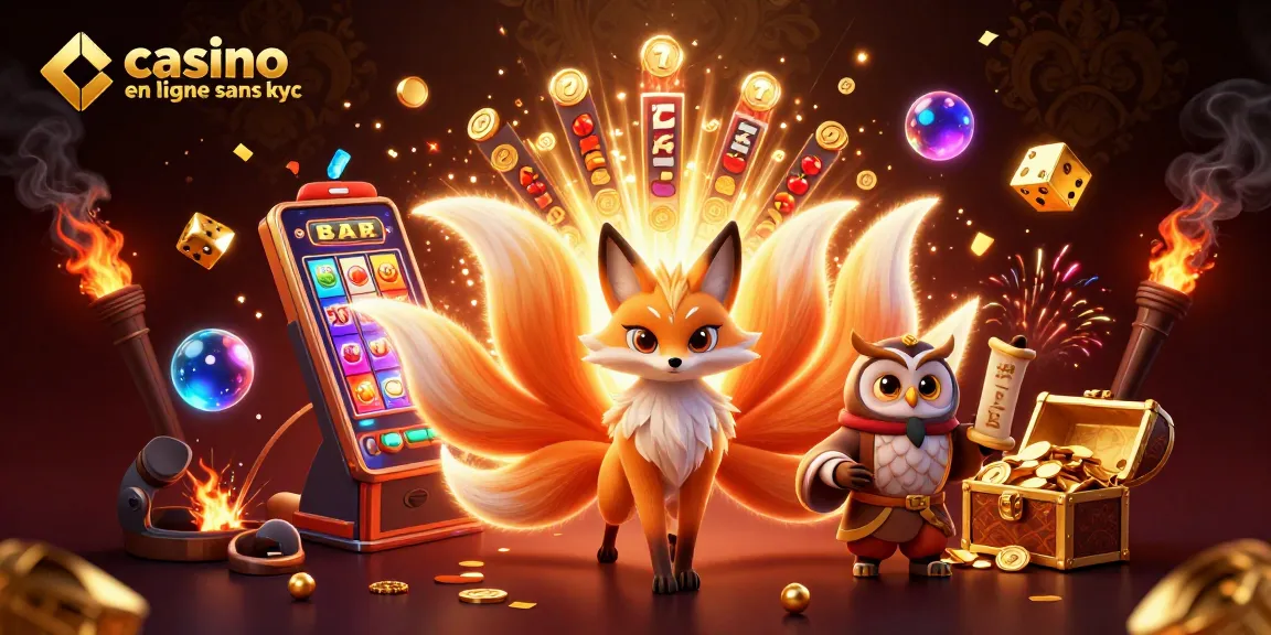 Jouez sur un casino en ligne sans KYC, découvrez des jeux riches avec un tonneau de gains.